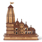 गैलरी व्यूवर में इमेज लोड करें, Webelkart Premium Ram Mandir Ayodhya Shree Janmbhumi Temple Wooden Temple Beautiful Plywood Mandir Pooja Room Home Decor Office/Home Temple (5&quot; Inches)