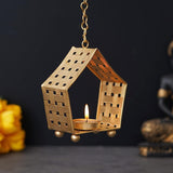 Load image into Gallery viewer, JaipurCrafts Premum Tree Shape Wall Decorative Hanging Metal Tealight Candle Holder for Balcony Living Room - Candle Holder for Diwali and Christmas Decorations