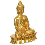 गैलरी व्यूवर में इमेज लोड करें, JaipurCrafts Premium Lord Metal Gautam Buddha Statue Showpiece for Home/Office Decor |Decorative Items for Home - Car Dashboard Idols (3.5&quot; Inches-Gold)