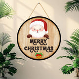 Load image into Gallery viewer, Webelkart Premium Christmas Decoration Wooden Wall Hanging Ornaments for Home | Living Room | Office | Christmas Party,Wall Hanging (10&quot; Inches)