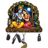 Load image into Gallery viewer, Webelkart Wooden H.D Print Radha Krishna Key Holder for Home Decor, Wall Mount Key Hanger, Key Chain Holder for Wall, Living Room, Pooja Room Home Decor Item (10 Inches)