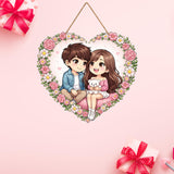 Load image into Gallery viewer, Webelkart Premium Couple Wall Hanging for Home Decor | Couple Gifts Forever Together Couple Design,Valentine Gift Item for Girlfriend/Boyfriend/Husband Wife Living Room Decoration (2)