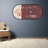 Load image into Gallery viewer, Webelkart Customised Acrylic Name plate for home Entrance Office Decor Outdoor, Personalised House name plates for home - 15 x 8 inches