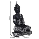 गैलरी व्यूवर में इमेज लोड करें, Webelkart Premium Meditating Sitting Gautam Buddha Idol Statue Showpiece for Home and Living Room Samadhi Buddha (9&quot; x 6.3&quot; Inches)