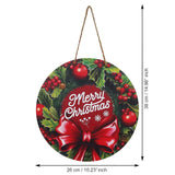 गैलरी व्यूवर में इमेज लोड करें, Webelkart Premium Merry Christmas Printed Wall Hanging for Home and Office Decor Christmas Decorations Items (Multicolor_14.5 inches)