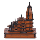 गैलरी व्यूवर में इमेज लोड करें, Webelkart Premium Ram Mandir Ayodhya Temple Plywood Mandir Pooja Room Home Decor Office/Home Temple Wooden (7&quot; Inches) Wood Color