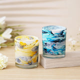 Load image into Gallery viewer, JaipurCrafts Premium Scented Candles for Home Decor in Small Glass Candles |Beautiful Scented Candles Gift for Home and Office Decor Pack of 2 (3.5" Inches)