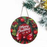Load image into Gallery viewer, Webelkart Premium Merry Christmas Printed Wall Hanging for Home and Office Decor Christmas Decorations Items (Multicolor_14.5 inches)