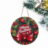 गैलरी व्यूवर में इमेज लोड करें, Webelkart Premium Merry Christmas Printed Wall Hanging for Home and Office Decor Christmas Decorations Items (Multicolor_14.5 inches)