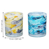 Load image into Gallery viewer, JaipurCrafts Premium Scented Candles for Home Decor in Small Glass Candles |Beautiful Scented Candles Gift for Home and Office Decor Pack of 2 (3.5" Inches)