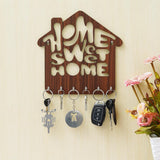 गैलरी व्यूवर में इमेज लोड करें, Webelkart Antique Home Sweet Home Key Holder for Home/Office Decor, Key Hanger for Wall Decor,Gift Item for Home (9&quot; Inches)