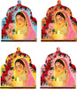 गैलरी व्यूवर में इमेज लोड करें, Webelkart Premium Home Decoration Items for Living Room,Rajasthani Lady Tealight Candle Holder Showpiece for Living Room Tabletop Housewarming Wedding Diwali Decor Item (Set of 4)