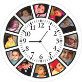 गैलरी व्यूवर में इमेज लोड करें, Webelkart Premium Customize Wall Clocks with Photo Acrylic Photo Analog Wall Clocks | Personalized Clock for Your Sweet Home is Ideal for Gifting Your Loved Ones -12 x 12 inches