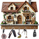 Load image into Gallery viewer, Webelkart Beautiful Sweet Home Key Holder for Home/Office Decor | Decorative House Key Hanger for Wall Key Chain for Home Entrance, Living Room Key Chain Holder (12" Inches)