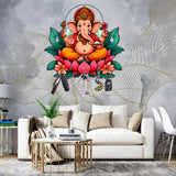 Load image into Gallery viewer, Webelkart Antique Printed Wooden Ganesha Key Holder for Home/Office Decor, Key Hanger for Wall Decor,Key Holder for Home Decor,Key Chain Holder (10" Inches)