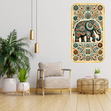 Load image into Gallery viewer, Webelkart Premium Decorative Elephant Wall Painting For Home Decor,Wooden 3D UV Printed Wall Hanging | Modern Ethnic Home Décor for Living Room, Bedroom &amp; Office (17" Inches)