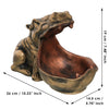 Load image into Gallery viewer, Webelkart Premium Big Mouth Hippopotamus Showpiece for Home Decor | Figurine Sculpture | Hippopotamus Organizer Tray for Keys,Candy &amp; Jewelry |Animal Figurine Home for Living Room Diwali Decor 10" in