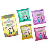 Load image into Gallery viewer, JaipurCrafts Premium Barsana Herbal Holi Gulal - Red, Yellow, Blue, Green, Pink, 80 g (Set of 4)- Organic Herbal Gulal for Holi