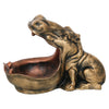 Load image into Gallery viewer, Webelkart Premium Big Mouth Hippopotamus Showpiece for Home Decor | Figurine Sculpture | Hippopotamus Organizer Tray for Keys,Candy &amp; Jewelry |Animal Figurine Home for Living Room Diwali Decor 10" in