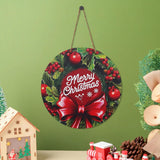 गैलरी व्यूवर में इमेज लोड करें, Webelkart Premium Merry Christmas Printed Wall Hanging for Home and Office Decor Christmas Decorations Items (Multicolor_14.5 inches)