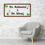 Load image into Gallery viewer, Webelkart Acrylic Customised Name plate for Home Entrance Outdoor, Personalised Office name plates for home - Home Decor Item (12 x 6"Inches)