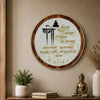 Load image into Gallery viewer, Webelkart Premium Jain Navkar Mantra Wooden Resin Engraved Table Photo Frame With Acrylic God For Home Temple, Decor, Gift, Home Decor Item (8" Inches)