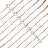 Load image into Gallery viewer, Webelkart Beautiful Combo Of 10 Ganesha Dora Rakhi For Brother/Sister,Family Combos Pack With Greeting Card And Roli Chawal Pack, Beautiful Rakhi Set