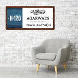 गैलरी व्यूवर में इमेज लोड करें, Webelkart Premium 12 x 6 Inhces Acrylic Home Entrance Name Plate Office Name Plate Decor | Custom name plate for Office and Shops -Home Decor Item