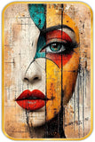 Load image into Gallery viewer, Webelkart Premium Art Flow Abstract Woman Face Wall Painting For Home Decor, Wall Art For Office Decor. Home Decor Item (18x12 Inches) Large Decorative Wall Art