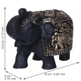 Load image into Gallery viewer, JaipurCrafts Premium Set of 2 Resin Elephant Statues, Animal Figurines Decorative Showpieces for Home Decor|Table &amp; Gift Article,Animal Decorative Showpiece (6.30&quot; Inches)