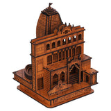 Load image into Gallery viewer, JaipurCrafts Premium Khatu Shyam Ji Wood Temple for Home Decoration car Dashboard Wooden Temple for Office (8.66" Inches)