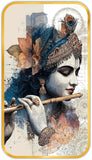 गैलरी व्यूवर में इमेज लोड करें, Webelkart Krishna Wall Painting For Home/Office Decor | 3D UV Printed Wall Decor for Living Room, Bedroom &amp; Temple | Home Decoration Item (18 x 11 Inches)