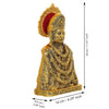 Load image into Gallery viewer, Webelkart Premium Metal Khatu Shyam Ji Statue | Shyam Baba Idol for Home Temple | Pooja Idols | Shri Khatu Shyam I Shree Shyam Murti (12" inches)