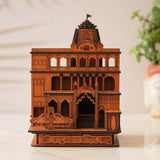 Load image into Gallery viewer, JaipurCrafts Premium Khatu Shyam Ji Wood Temple for Home Decoration car Dashboard Wooden Temple for Office (8.66" Inches)