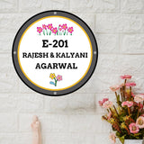 Load image into Gallery viewer, Webelkart Beautiful Acrylic Customised House Name Plate For Home Entrance Outdoor - Door name plates | Name Plate For Home, Office &amp; Outdoor Entrance - Customized name plate (12 inches, Grey)
