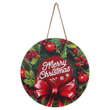 गैलरी व्यूवर में इमेज लोड करें, Webelkart Premium Merry Christmas Printed Wall Hanging for Home and Office Decor Christmas Decorations Items (Multicolor_14.5 inches)