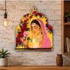 गैलरी व्यूवर में इमेज लोड करें, Webelkart Premium Home Decoration Items for Living Room,Rajasthani Lady Tealight Candle Holder Showpiece for Living Room Tabletop Housewarming Wedding Diwali Decor Item (Set of 4)