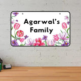Load image into Gallery viewer, Webelkart Antique Multicolor Beautiful Acrylic Customised House Name Plate For Home Entrance Outdoor,Office Name Plate - (12 x 8 inches)