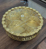 Load image into Gallery viewer, Webelkart Premium Golden Decorative Dry Fruit Serving Tray with 4 Bowls | Royal Round Snack &amp; Dry Fruit Platter for Home, Living Room, Dining Table &amp; Festive Gifting Diwali Gift Item.
