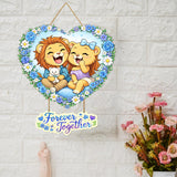 Load image into Gallery viewer, Webelkart Premium Couple Wall Hanging for Home Decor | Couple Gifts Forever Together Couple Design,Valentine Gift Item for Girlfriend/Boyfriend/Husband Wife Living Room Decoration (6)
