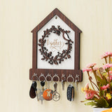 Load image into Gallery viewer, Webelkart Premium Family Designer Wooden Key Holder for Home/Office Decor, Key Holder for Wall Decor/Key Chain for Home Decor (12" inches)