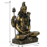 Load image into Gallery viewer, Webelkart Premium Marble Off- White Lord Shiva Idol (Off-White, 8.50 Inch)