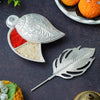 Load image into Gallery viewer, Webelkart Beautiful Silver Kumkum Box With Leaf And Pink Velvet,Roli|Chawal|Chandan|Haldi|Kumkum Puja Box|Sindoor Box- Diwali Gift Item,Roli Chawal Box Return Gift