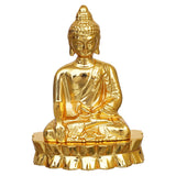 Load image into Gallery viewer, JaipurCrafts Premium Lord Metal Gautam Buddha Statue Showpiece for Home/Office Decor |Decorative Items for Home - Car Dashboard Idols (3.5&quot; Inches-Gold)