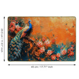 Load image into Gallery viewer, Webelkart Premium Peacock Designer Wall Art Wooden Painting | 3D UV Printed Decorative Wall Decor | Floral Peacock Design | 5mm Thick Wood | Living Room Bedroom Office Decoration | (18 x 12 Inch)