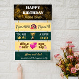 गैलरी व्यूवर में इमेज लोड करें, Webelkart premium Customised family Wall hanging With Custom text For Home Outdoor Entrance | Customised house name plate - 20 x 12