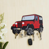 Load image into Gallery viewer, JaipurCrafts Printed Car shaped key holder