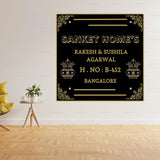 Load image into Gallery viewer, Webelkart Premium Acrylic Office Name Plate with Company Logo, Business Name Board,Office Decor Item,Name Plate For Home Entrance (12 x 12&quot; Inches)