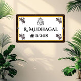 Load image into Gallery viewer, Webelkart Antique Acrylic Customized House Name Plate For Home Entrance Outdoor - Door name plates | Name Plate For Home, Office &amp; Outdoor Entrance (12 x8 inches)