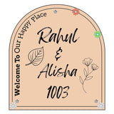 Load image into Gallery viewer, Webelkart Premium Designer Customised Acrylic Name plate for home Entrance Outdoor, Personalised Name Plate for house -11 x 14 inches